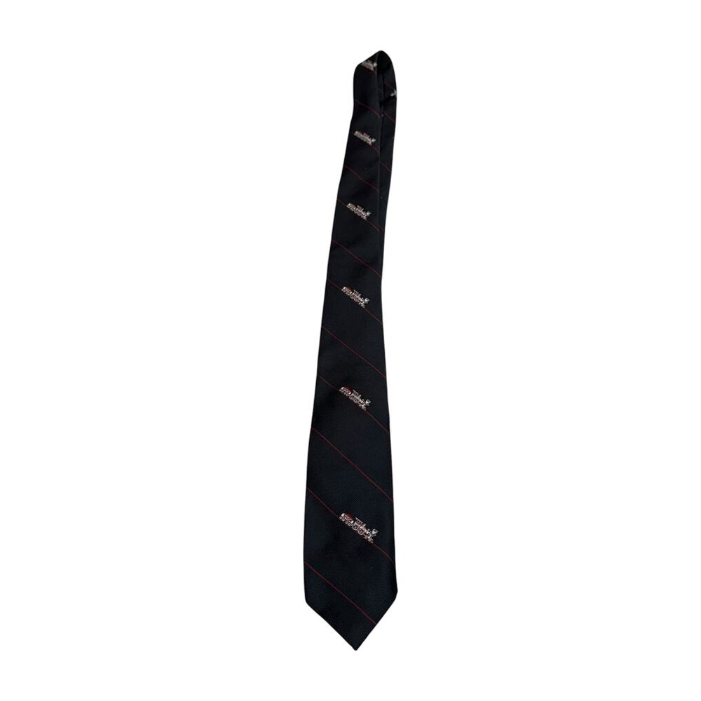 New York Central Mutual Vintage NYCM Navy Train Novelty Tie - Picture 1 of 6